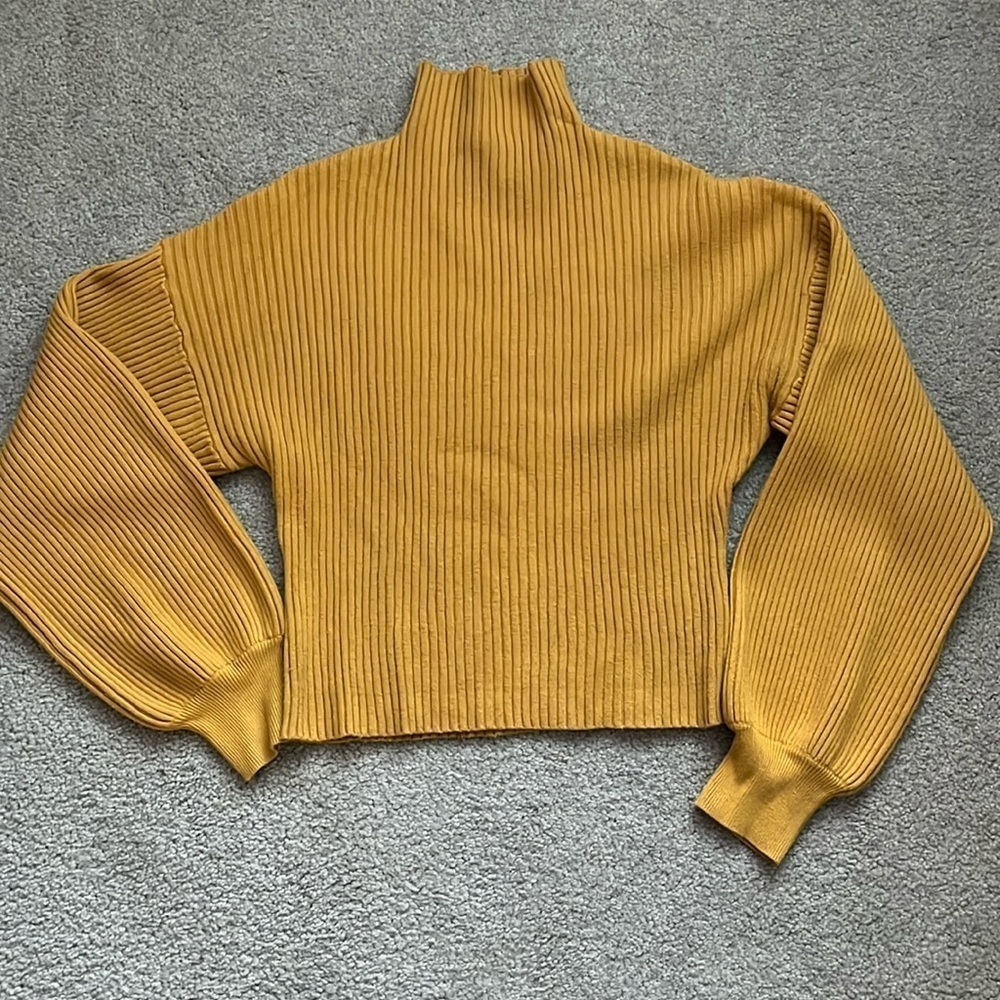 “Olivaceous: Mock Neck Sweater size medium”